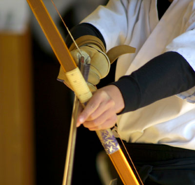 kyudo samurai panahan glove