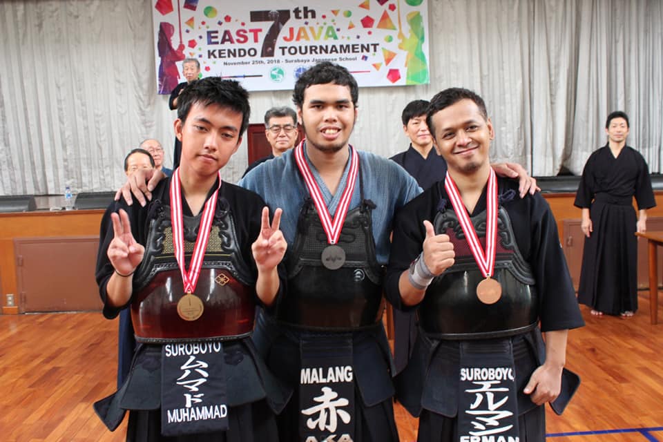 East Java Kendo Tournament 2018 men Dan