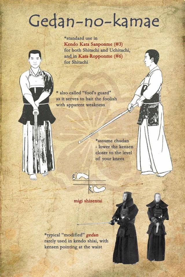 gedan no kamae kendo