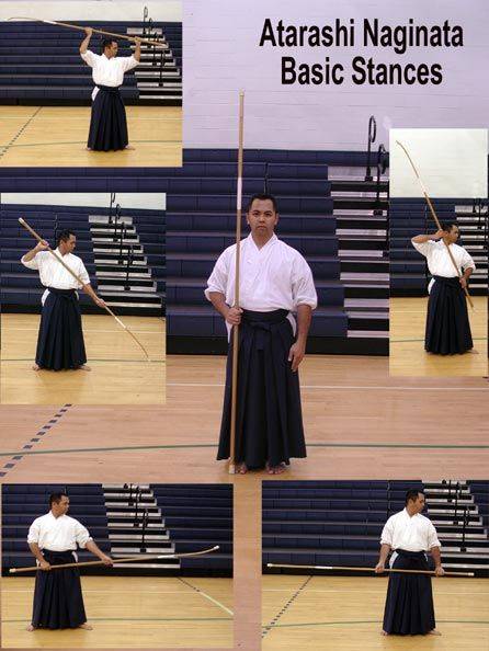 naginata technics basic stances kamae